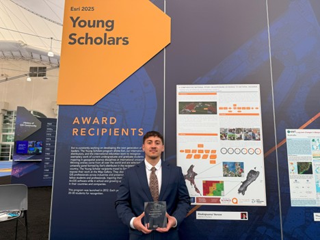 Haukapuanui Vercoe – 2025 New Zealand Esri Young Scholar